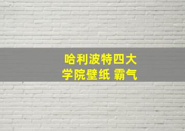 哈利波特四大学院壁纸 霸气